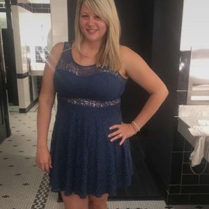ISO: 👀👀AMERICAN RAG BLUE LACE DRESS SIZE XL